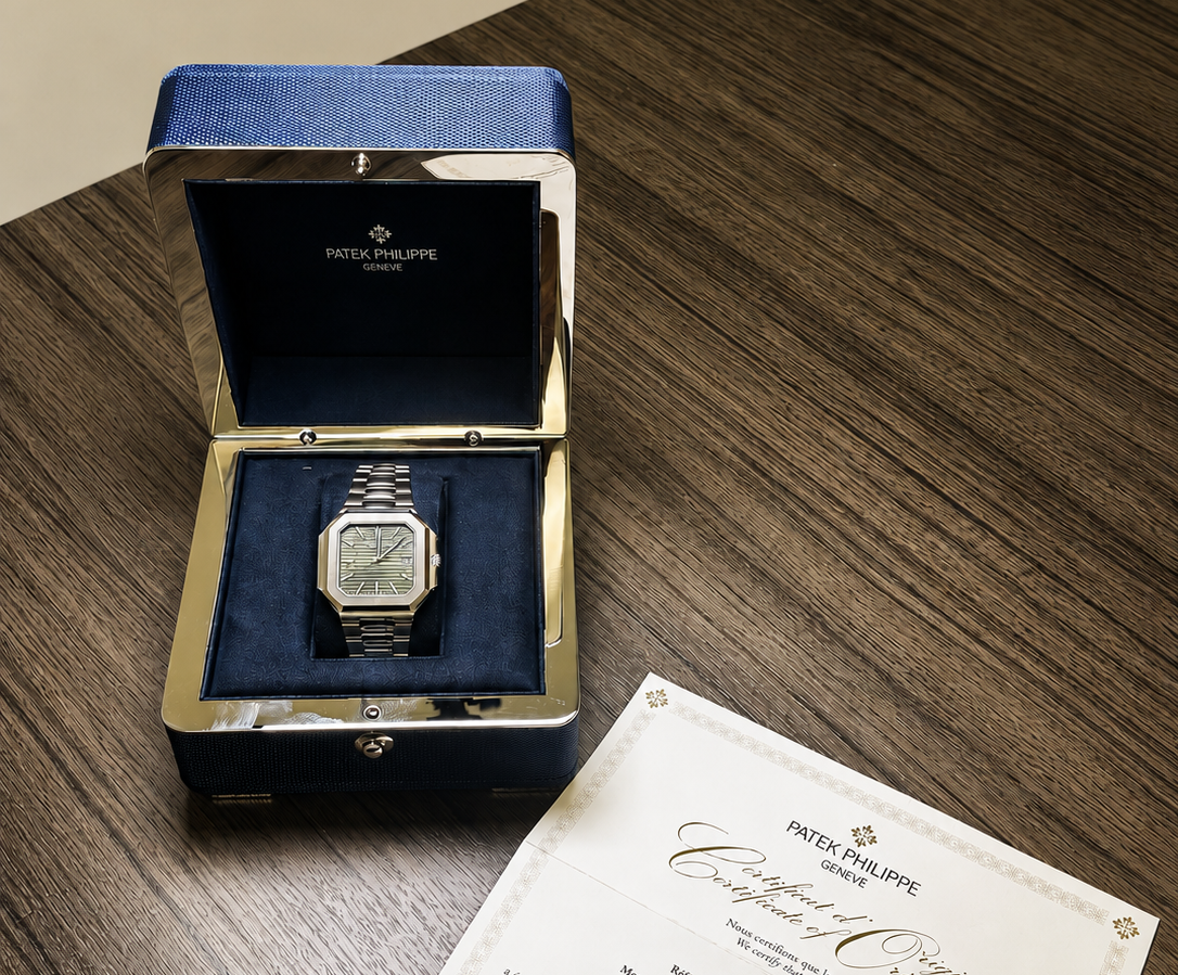 Patek Philippe box and certificate