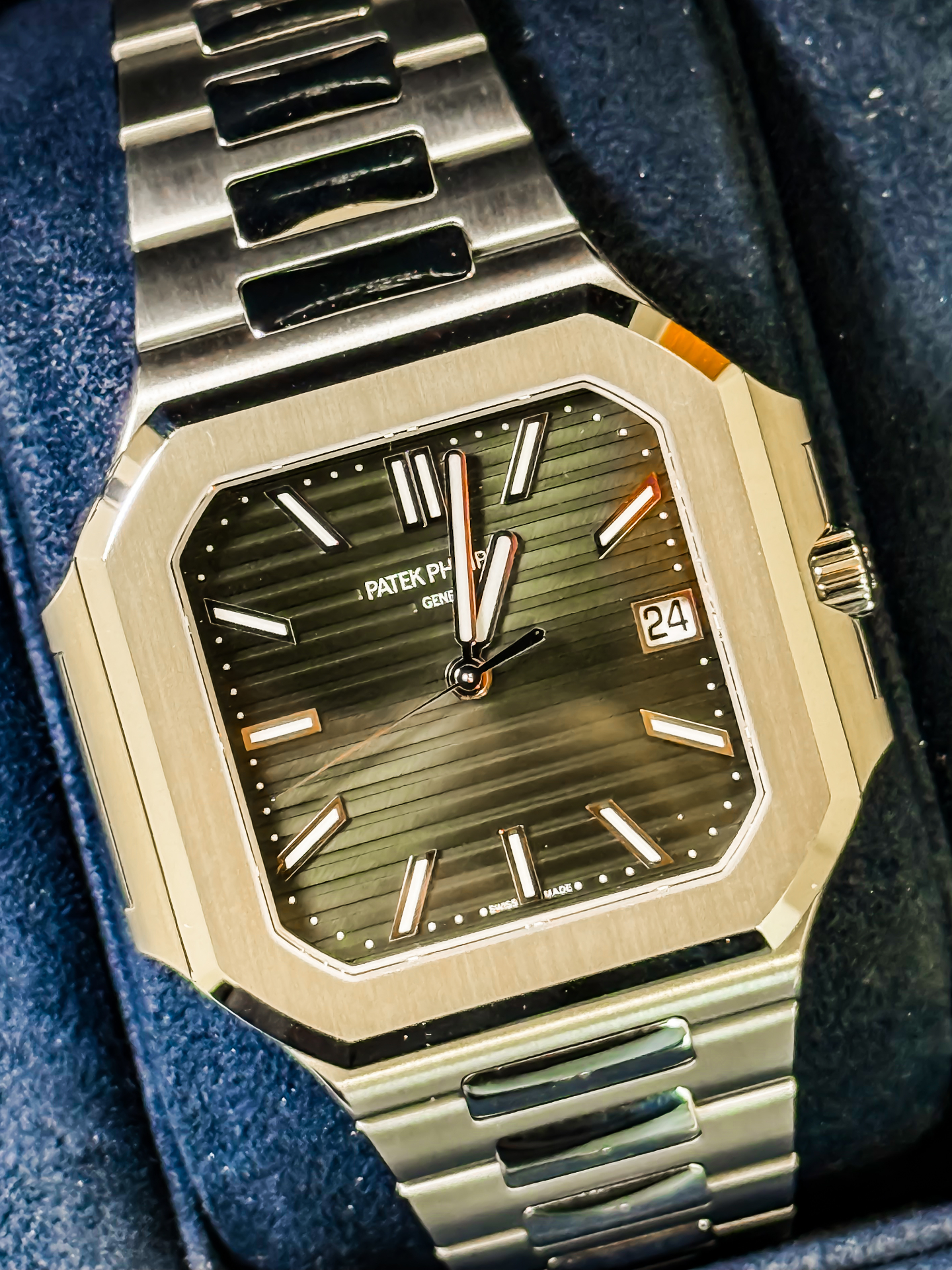 Patek Philippe Nautilus green dial